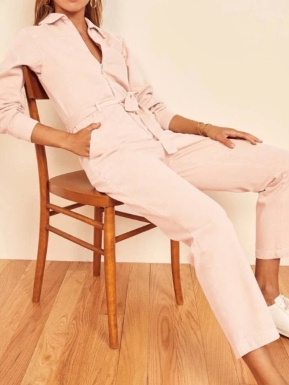 Reformation Dusty Pink Jumpsuit